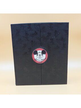 Disney Store Mickey Mouse Club Analog Quartz Round Face Watch Leather Band